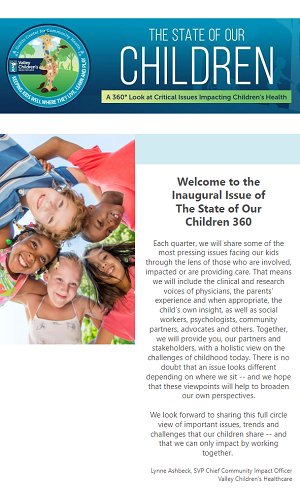 Thumbnail image of the April 2023 edition of The State of Our Children 360 newsletter