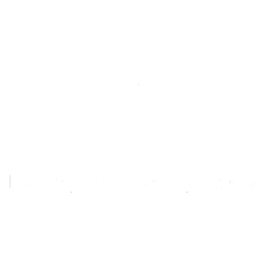 Healthy Kids. Healthy Futures. logo in whtie